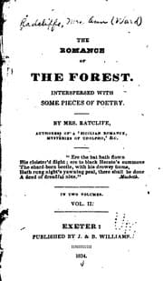 Tapa de The Romance of the Forest: Interspersed with Some Pieces of Poetry