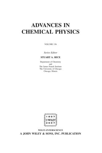Tapa de Advances in chemical physics
