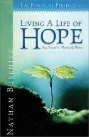 Tapa de Living a life of hope