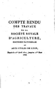 Tapa de Compte rendu des travaux [afterw.] Mémoires