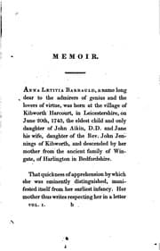 Tapa de The works of Anna Lætitia Barbauld