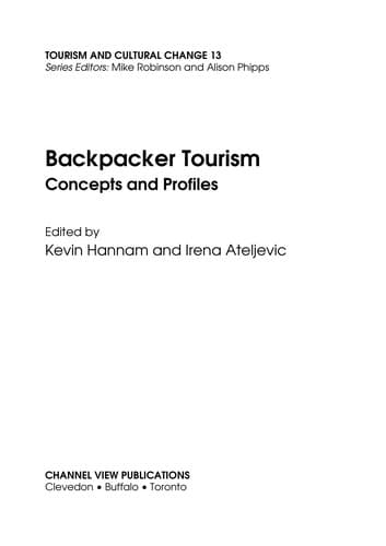 Tapa de Backpacker tourism