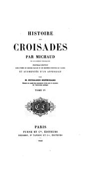 Tapa de Histoire des croisades