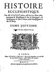 Tapa de Histoire ecclésiastique