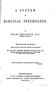 Tapa de A System of Biblical Psychology