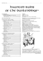 Tapa de Haunted Ruins of the Dunlendings (Middle Earth Role Playing MERP #8101)