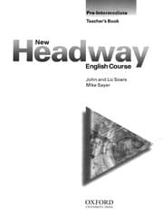 Tapa de New headway pre intermediate (teacher's resource book)