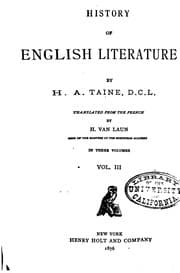Tapa de History of English Literature