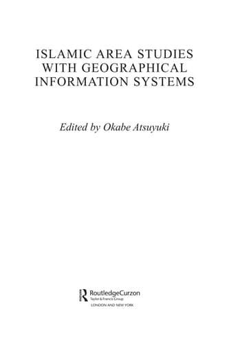 Tapa de Islamic area studies with geographical information systems