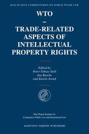 Tapa de WTO--trade-related aspects of intellectual property rights