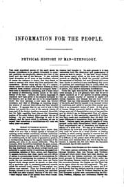 Tapa de Chambers's Information for the People
