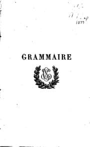 Tapa de Nouvelle grammaire française