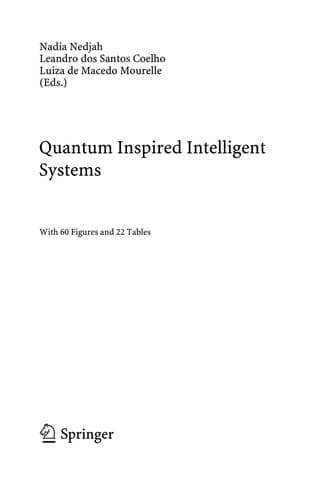 Tapa de Quantum inspired intelligent systems