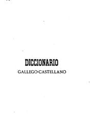 Tapa de Diccionario gallego-castellano