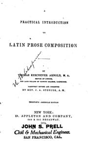 Tapa de Practical Introduction to Latin Prose Composition