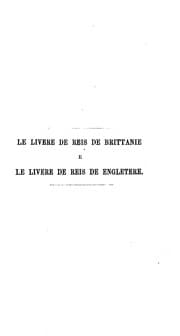 Tapa de Le Livere de Reis de Brittanie: E, Le Livere de Reis de Engleterre