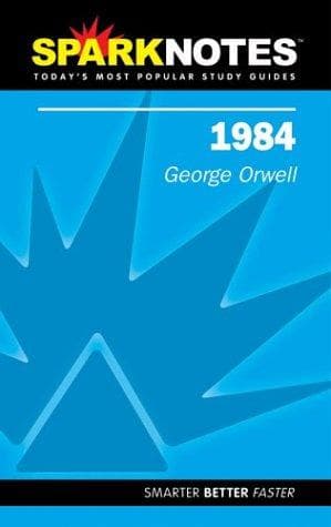 Tapa de SparkNotes for 1984 by George Orwell