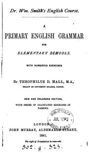 Tapa de PRIMARY ENGLISH GRAMMAR