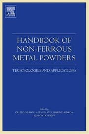 Tapa de Handbook of powders of non-ferrous metals