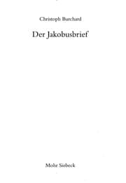 Tapa de Der Jakobusbrief