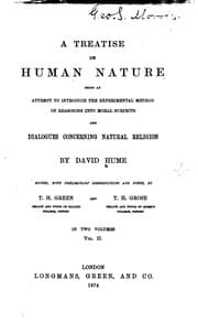 Tapa de A Treatise on Human Nature: Being an Attempt to Introduce the Experimental ...