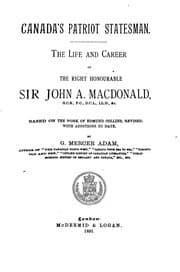 Tapa de Canada's patriot statesman