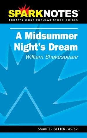 Tapa de Spark Notes A Midsummer Night's Dream