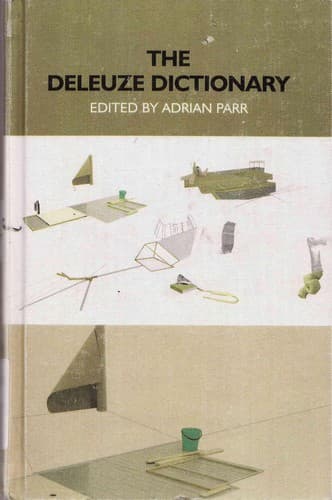 Tapa de DELEUZE DICTIONARY; ED. BY ADRIAN PARR