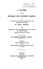 Tapa de A guide to the orchard and kitchen garden