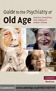 Tapa de Guide to the psychiatry of old age