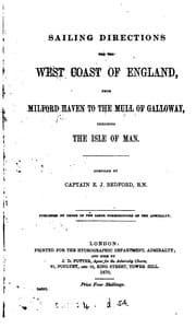 Tapa de Sailing directions for the west coast of England [afterw.] West coast of England pilot. [With ...