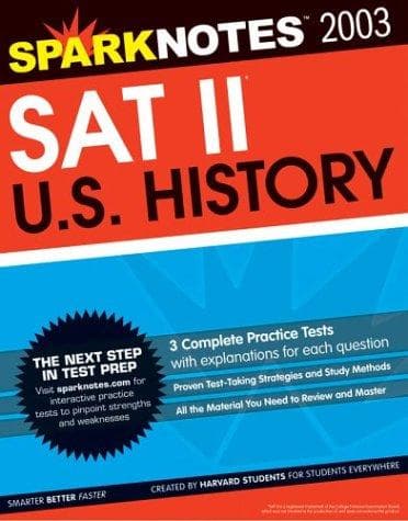 Tapa de SAT II United States History (SparkNotes Test Prep) (SparkNotes Test Prep)