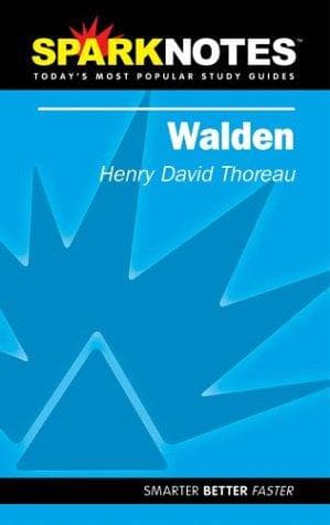 Tapa de Spark Notes Walden