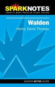 Tapa de Spark Notes Walden