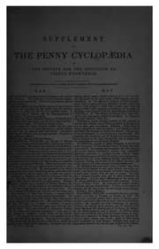 Tapa de The Supplement to the Penny Cyclopædia of the Society for the Diffusion of Useful Knowledge