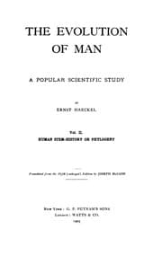 Tapa de The Evolution of Man: A Popular Scientific Study