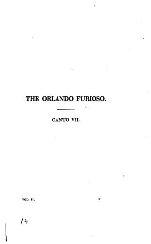 Tapa de The Orlando Furioso