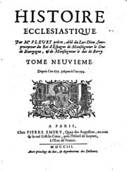 Tapa de Histoire ecclésiastique