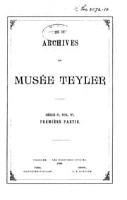 Tapa de Archives