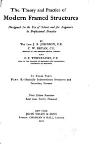 Tapa de The theory and practice of modern framed structures, designed for the use of schools and for engineers in professional practice