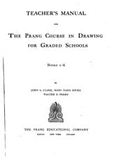 Tapa de Teachers' Manual for the Prang Course in Drawing for Graded Schools, Books 1-6