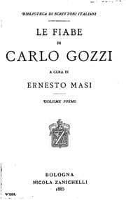 Tapa de Le fiabe di Carlo Gozzi
