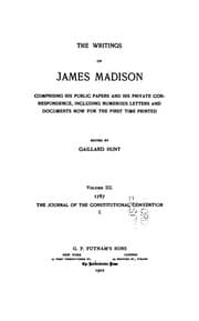 Tapa de The writings of James Madison