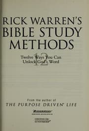Tapa de Rick Warren's Bible study methods