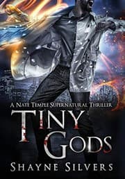 Tapa de Tiny Gods: A Nate Temple Supernatural Thriller Book 6 (Temple Chronicles)