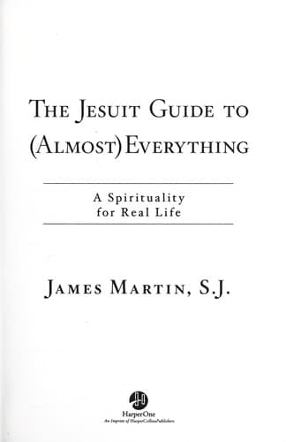 Tapa de The Jesuit guide to (almost) everything