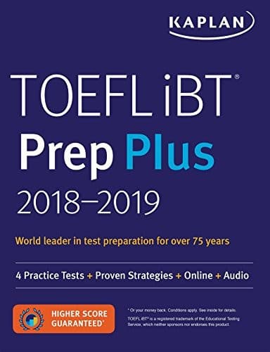 Tapa de TOEFL iBT Prep Plus 2018-2019