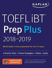 Tapa de TOEFL iBT Prep Plus 2018-2019