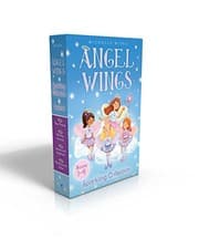 Tapa de Angel Wings Sparkling Collection Books 1-4: New Friends; Birthday Surprise; Secrets and Sapphires; Rainbows and Halos