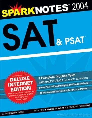 Tapa de SAT 2004 Deluxe Edition (SparkNotes Test Prep) (SparkNotes Test Prep)
